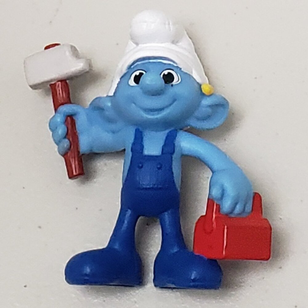 The Smurfs 2 McDonald's Toy Handy Smurf